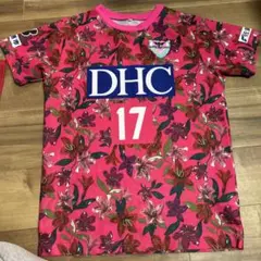 サガン鳥栖 応援Tシャツ 17番 ピンク フラワーパターン