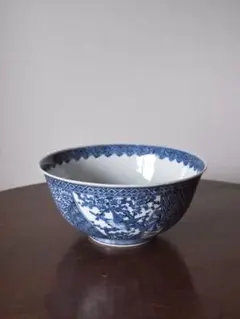 L447」長期保管品 江戸時代 古伊万里 染付 唐獅子牡丹図 鉢 - メルカリ