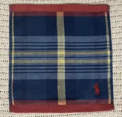 新品 未使用 Ralph Lauren チェック柄 タオル ハンカチのサムネイル