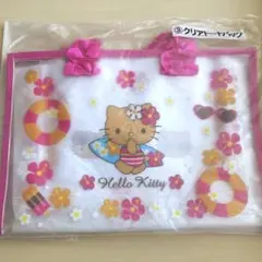 日焼けキティ くじ クリアトートバッグ