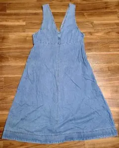 GUデニムジャンパードレスXL