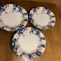 花柄カレー皿　5個セット