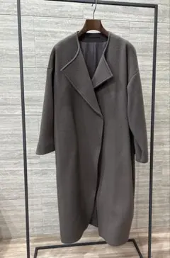 【値下】AP STUDIO エーピーストゥディオ　ウールロングコート　グレー　F 2025年最新】AP STUDIO ロングコートの人気アイテム - メルカリ