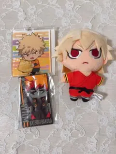 僕のヒーローアカデミア 爆豪勝己 ぬいぐるみ・アクリルキーホルダーセット