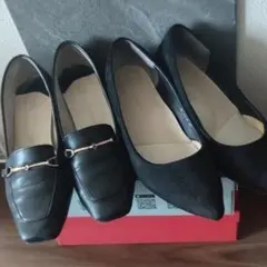 パンプス ORiental TRaffic 2足 スエード調 ヒール ブラック