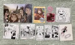 ヒロアカ　麗日お茶子セット（ボドゲ、アクスタ、ステッカー、ポストカード）