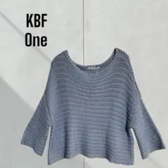 [ケービーエフ] リリーヤーンショート丈　ゆるだほ　ニット　プルオーバー