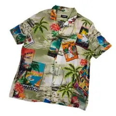 Desigual デシグアル オープンカラーシャツ 　サマー半袖アロハシャツのサムネイル
