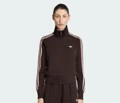 adidas ブラウン ジップアップジャケット
