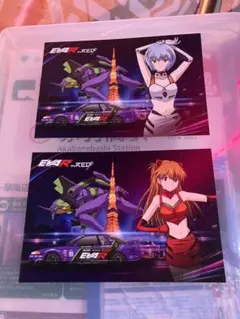 エヴァンゲリオンレーシング　東京タワーコラボ　ポストカード　2種