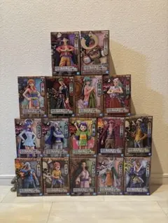 プライズフィギュアセット★ワンピース★ONE PIECE★ＤＸＦワノ国★１６体