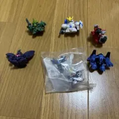 【絶版品】SDガンダムカプセルトイフィギュア 6体セット