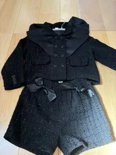 フォーマルセット ブラック 130cm