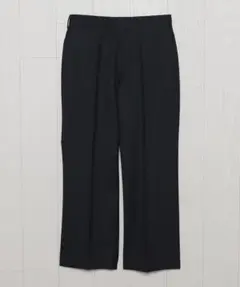 H BEAUTY&YOUTH ウールトロピカル クロスフレアパンツ ブラック L