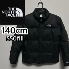【人気モデル】ザノースフェイス　ダウンジャケット　ヌプシ　黒　140cm