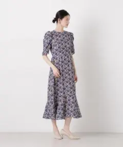美品SHIPS別注 troisiemeCHACO:カット ジャカード ワンピース - メルカリ