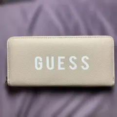 GUESS 長財布 ホワイト ベージュのサムネイル