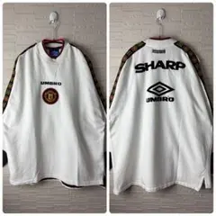 90s umbro アンブロ　マンチェスターユナイテッド　両面プリントスウェット
