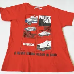 UNIQLO UT トミカ パトカー 半袖Tシャツ 110 レッド 男の子キッズのサムネイル