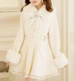 LIZ LISA ホワイト Aラインコート