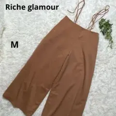 リシェグラマー　ストラップ付き サロペットワイドパンツ オレンジ　Mのサムネイル