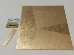色紙 金箔 24.3×27.2cm 【F35】 色紙 書道 日本画 作品用
