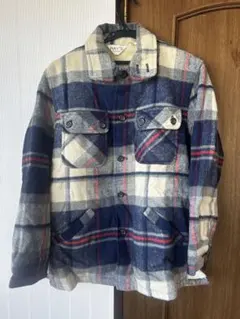 HAY'S ウール混紡 チェック　ボアジャケット