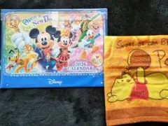 Disney 2026 CALENDAR ・ハンドタオル