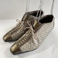 JAN JANSEN ヤン・ヤンセン　ブロンズ ショートブーツ　23.5cmのサムネイル