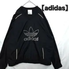【美品】adidas　アディダス　トレフォイルロゴ　万国旗タグ　刺繍　90s