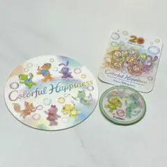 ダッフィー＆フレンズ カラフルハピネス ワッペン コースター シール セット