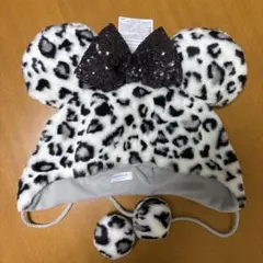 [SMILE様専用]新品ディズニー　ミニーヒョウ柄　ファンキャップ