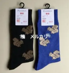 ユニクロ JW Anderson ヒートテック ソックス 25-27cm リス