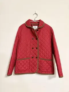 J.PRESS ラウンドカラー キルティングジャケット 縁コーデュロイ