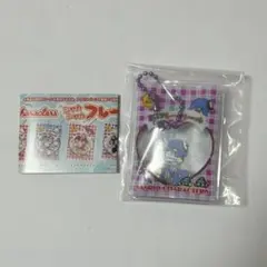 サンリオキャラクターズ シャカシャカ フレークシール風チャーム タキシードサム