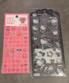 タイルシール　日焼けキティ　ドロップジェリーシール　二枚セット