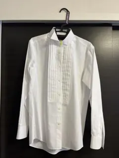 ウイングカラードレスシャツ M 首周り:39cm,裄丈:84cm (洋服の青山)