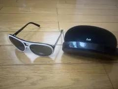 Zoff サングラス ホワイト ブラック ツートン
