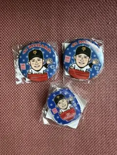 読売ジャイアンツ 若林楽人 アクリルキーホルダー 缶バッジ 盛岡ver