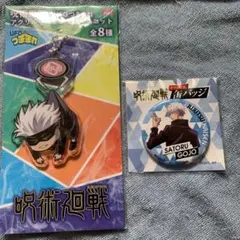 呪術廻戦 五条悟 缶バッジ アクリルキーチェーン