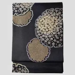 nas_152 夏帯 九寸 絽 名古屋帯 京都 西陣織 正絹 仕立て込み 新品