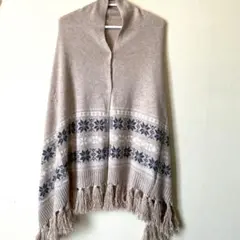 UNIQLOユニクロ　ポンチョ　膝掛け　ショール　マフラー　大判