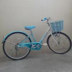 ジュニアスポーツ自転車 黒と黄色 前面バスケット付き22インチ札幌引き渡し ジュニアスポーツ自転車 黒と黄色 前面バスケット付き22インチ