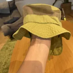 バケットハット 54cm 黄緑色