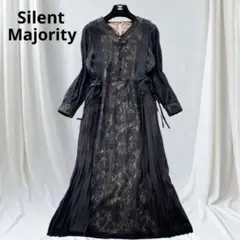 【美品】Silent Majority サイレントマジョリティー ワンピース Silent Majority ワンピース 11号 Lサイズ相当 ロング丈 - メルカリ