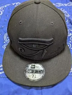 New Era 59FIFTY ブラックキャップ 7 3/8