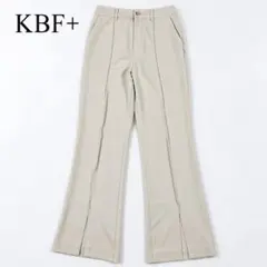美品　KBF+ センタープレス スリットパンツ ベージュ カジュアルパンツ 38