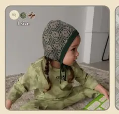 Semon apartment ボンネット　花柄　フラワー