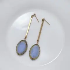 【美品】ニュアンスカラー ハンドメイドピアス◇コトモノマルシェのサムネイル