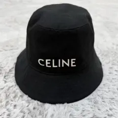 未使用に近い】CELINE バケットハット ブラック Lサイズ - メルカリ